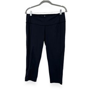 Athleta Black Cropped Leggings Women's L